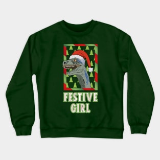 Festive Girl Crewneck Sweatshirt